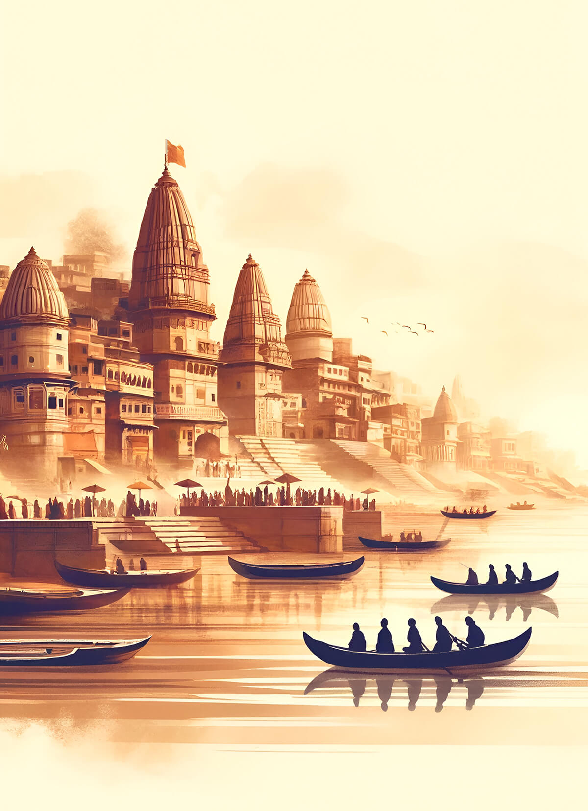 Meditation by the Sacred Ganges in Rishikesh