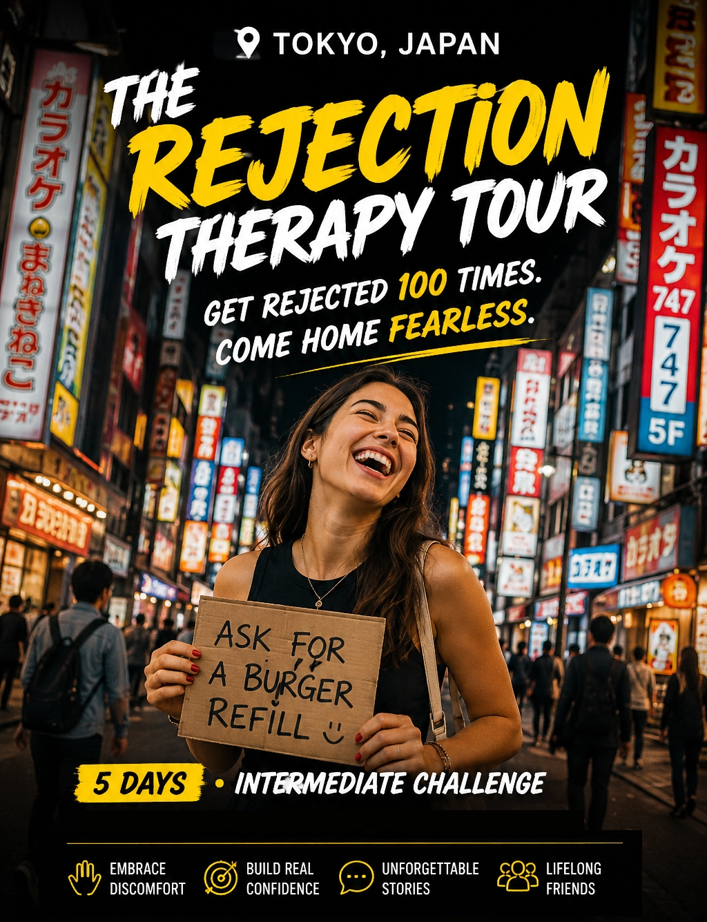 Rejection Therapy Tour — Tokyo